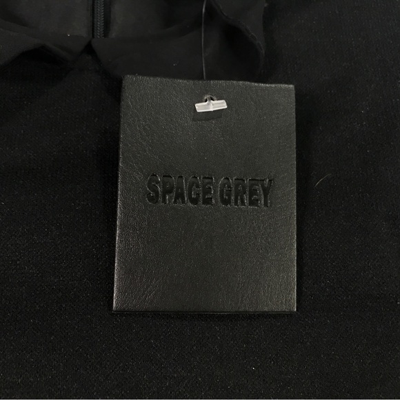 Juvenile Planet Space Grey Long Sleeve Dress, Girl's Youth Size 12 - Black - Picture 3 of 9